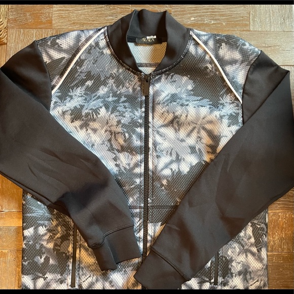 Alala Palm Shadow Mesh Bomber Neoprene Jacket🖤 - Picture 7 of 13